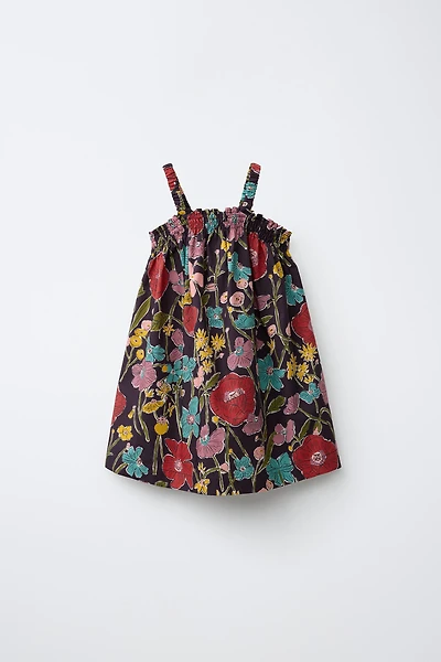 FLORAL PRINT DRESS MADE WITH LIBERTY FABRIC