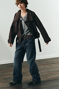 COTTON BELTED JACKET