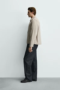 REGULAR FIT OVERSHIRT WITH POCKETS