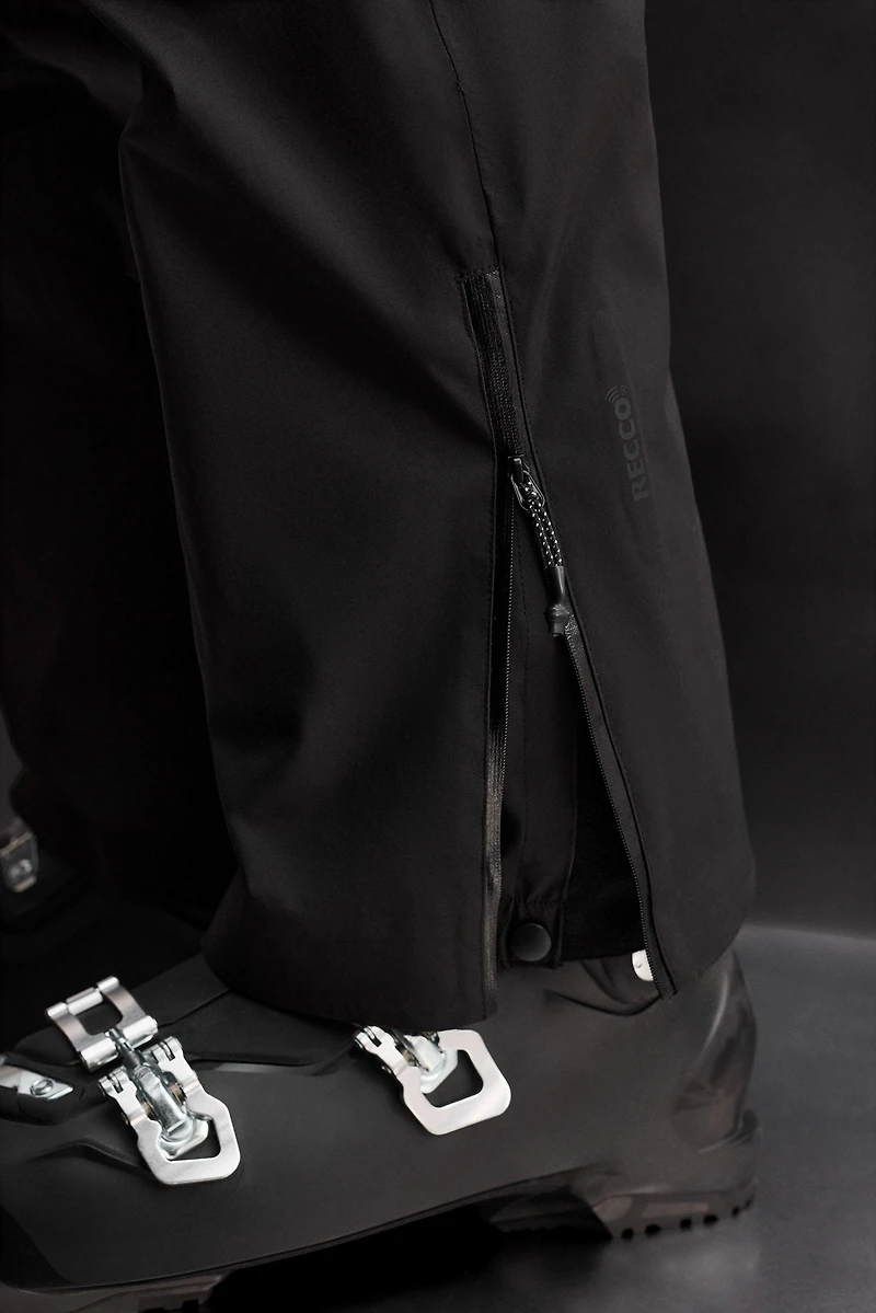 RECCO® WATERPROOF PADDED SHELL SKI PANTS