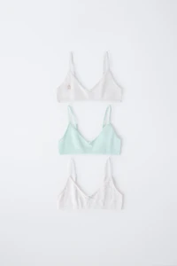 9-14 YEARS/ THREE-PACK OF PATCHWORK TOPS