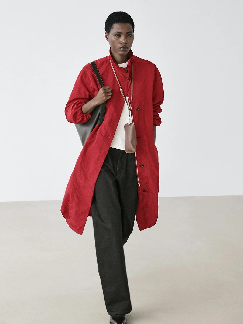 Long oversize parka