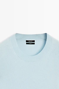 100% cashmere long sleeve sweater
