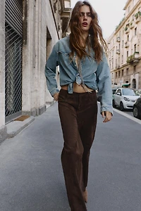 FAUX SUEDE PANTS