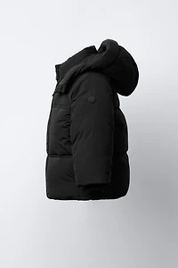 WATER REPELLENT HOODED PUFFER COAT
