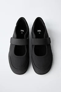 SPORTY BALLET FLATS WITH PIECES