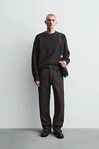 CONTRAST TEXTURED JUMPER