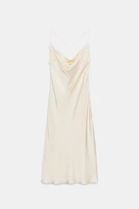 SATIN LINGERIE STYLE DRESS ZW COLLECTION