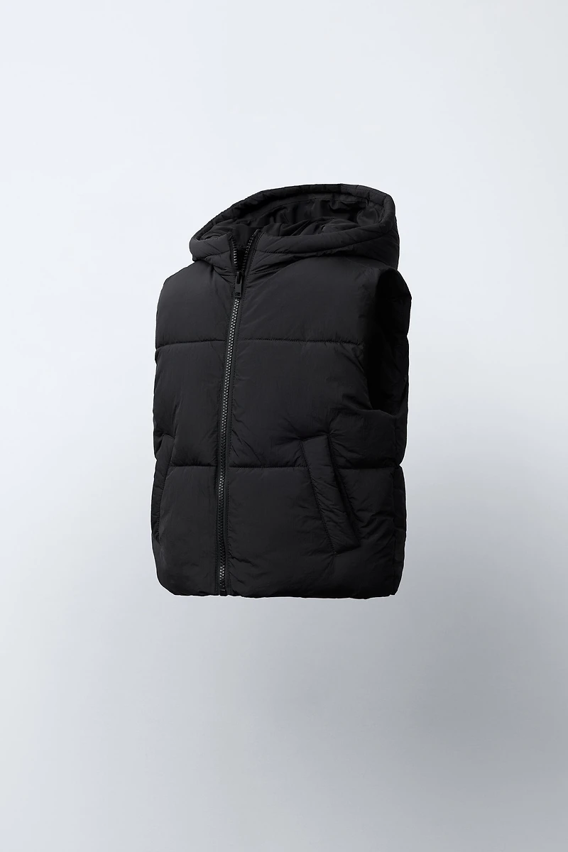 HOODED PADDED VEST
