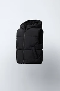 HOODED PADDED VEST