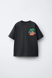 T-SHIRT IMPRIMÉ PALMIER