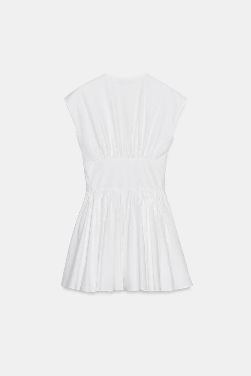 MINI POPLIN DRESS