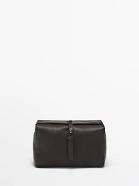 Nappa leather toiletry bag