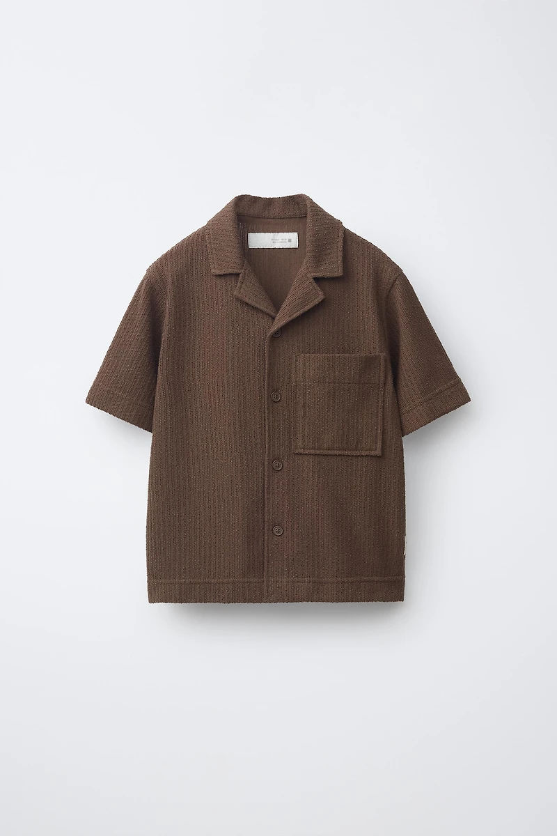 CHEMISE TEXTURE RUSTIQUE
