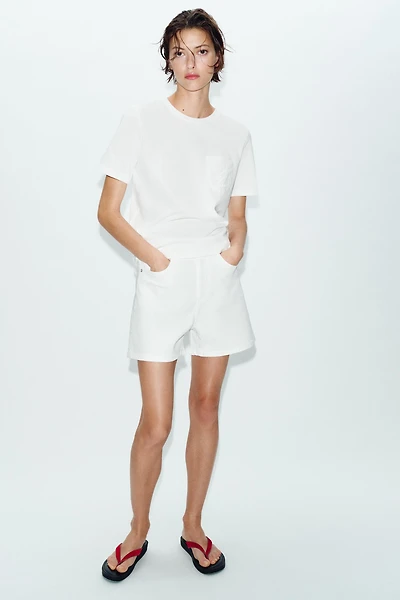 EMBROIDERED POCKET T-SHIRT