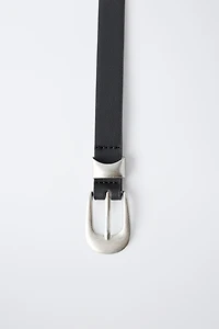 FAUX LEATHER BELT
