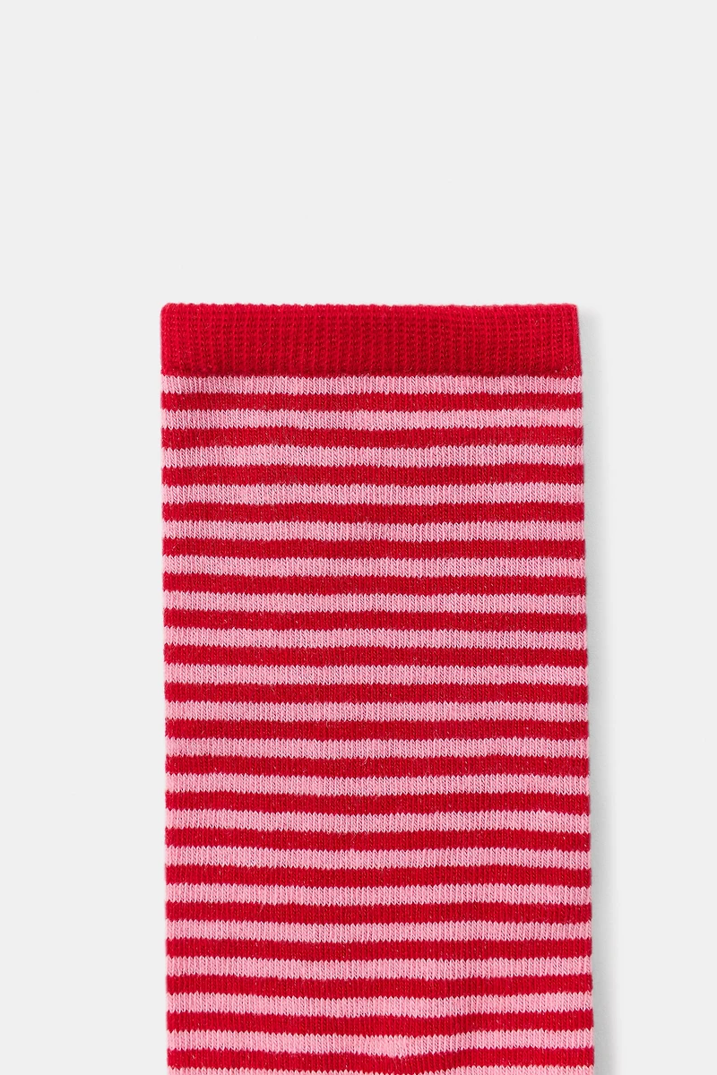 CHAUSSETTES JACQUARD À RAYURES