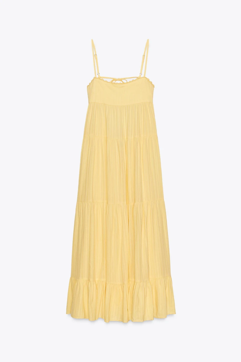 OPEN BACK PANEL DRESS