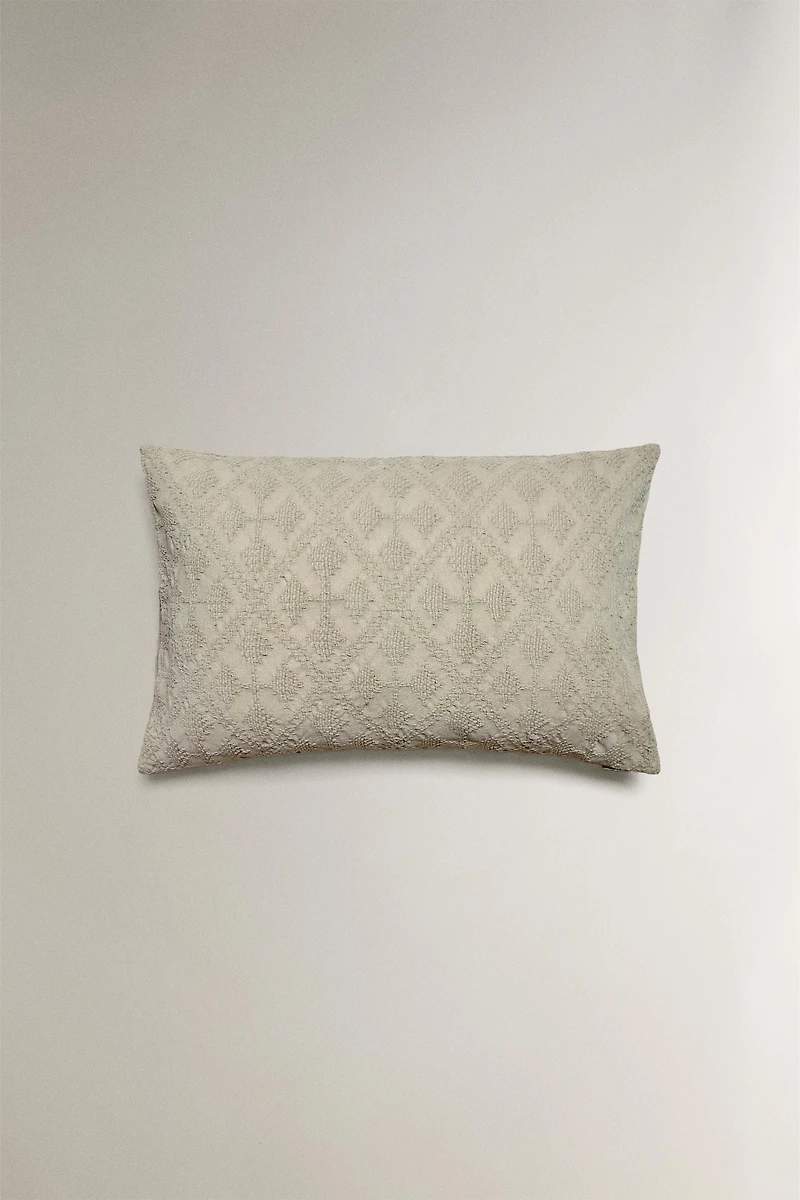 HOUSSE DE COUSSIN JACQUARD