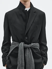 Flannel suit blazer - LIMITED