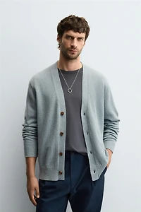 GILET COTON - CACHEMIRE