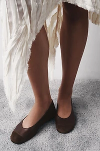 BALLERINES EN CUIR