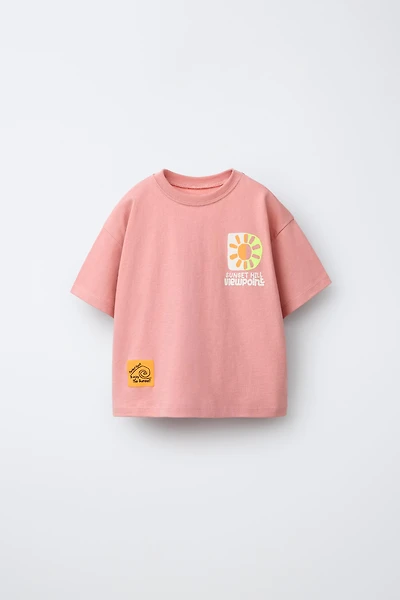 T-SHIRT IMPRIMÉ SOLEIL