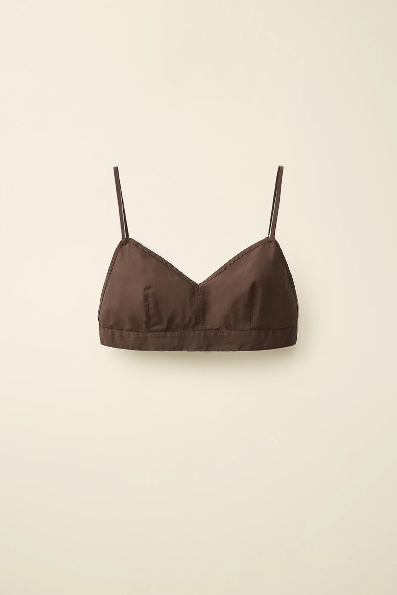 POPLIN TOP CREATED BY CARAMEL LONDON X ZARA
