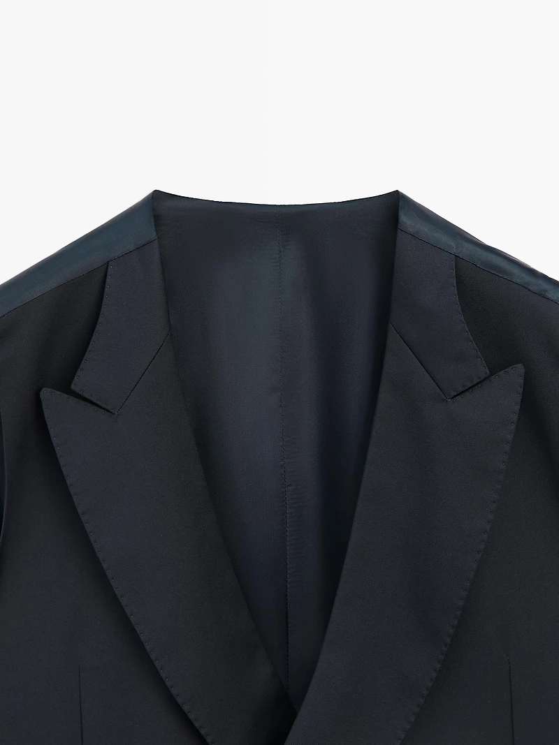 Cool wool suit waistcoat