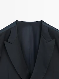 Cool wool suit waistcoat