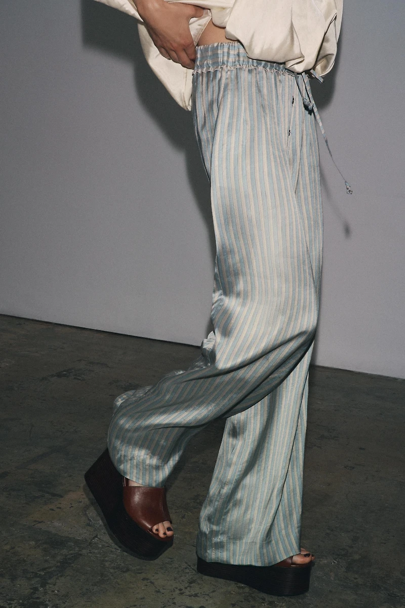 ZW COLLECTION STRIPED PAJAMA PANTS