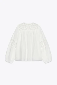 ZW COLLECTION EMBROIDERED SHIRT