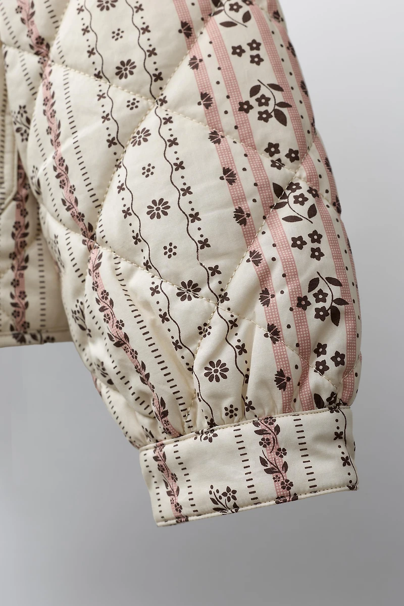 PRINTED PUFFER JACKET
