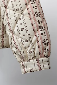 PRINTED PUFFER JACKET