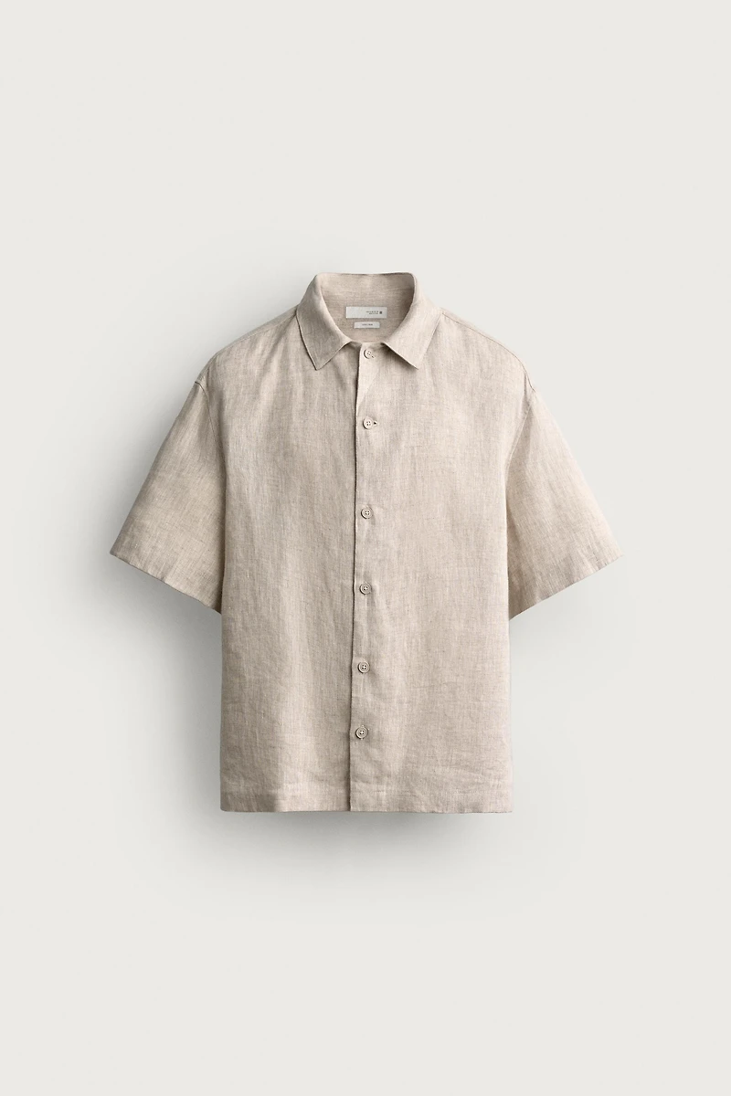 CHEMISE RELAXED FIT 100% LIN