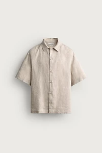 CHEMISE RELAXED FIT 100% LIN