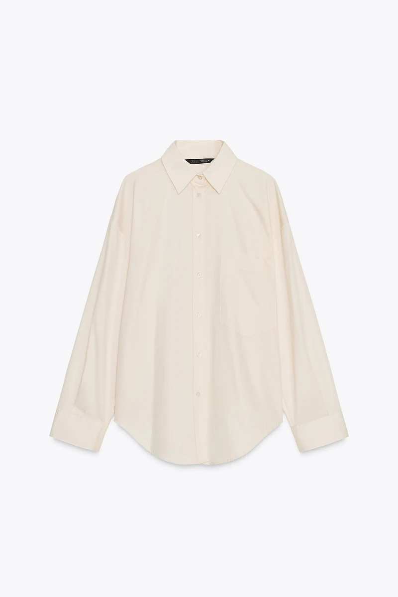 OVERSIZED SHIRT WITH TIE