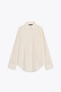OVERSIZED SHIRT WITH TIE