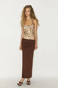 WIDE STRAP POLYAMIDE BODYSUIT