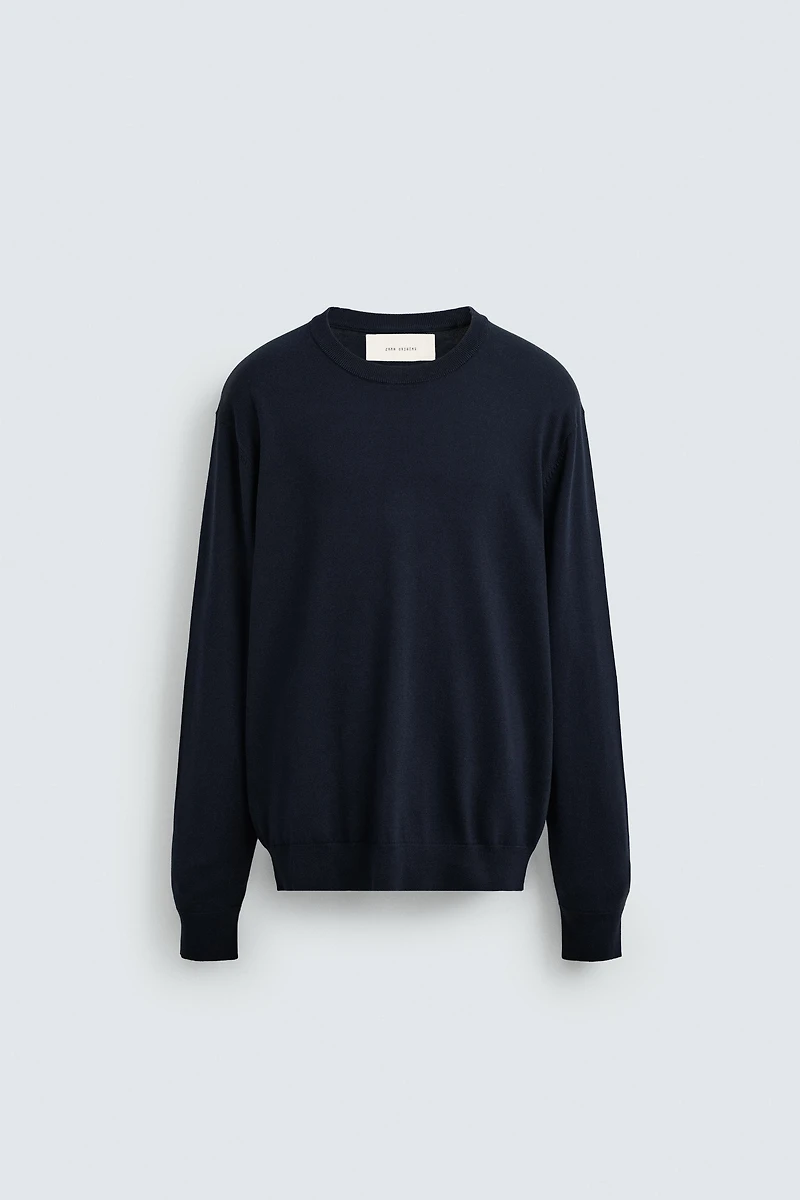 PULL STRUCTURÉ EN COTON