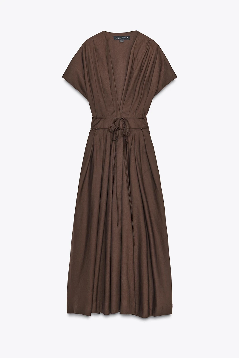 ZW COLLECTION PLEATED MIDI DRESS