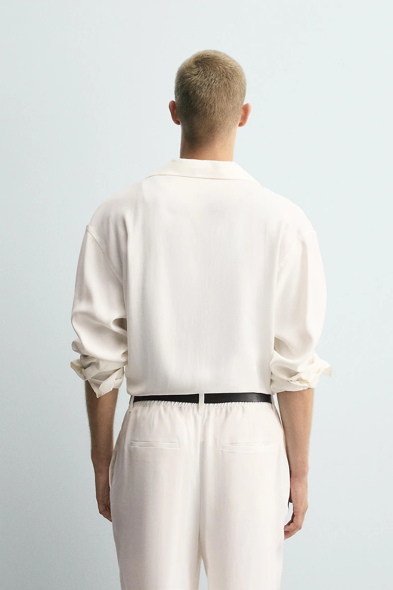 RELAXED FIT FLOWY SHIRT