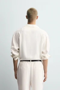 RELAXED FIT FLOWY SHIRT