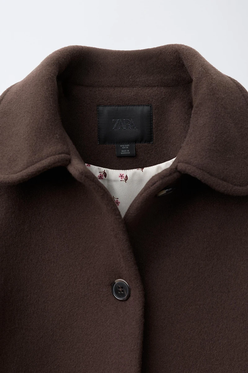 LONG WOOL AND CASHMERE COAT
