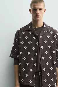 TEXTURED JACQUARD SHIRT
