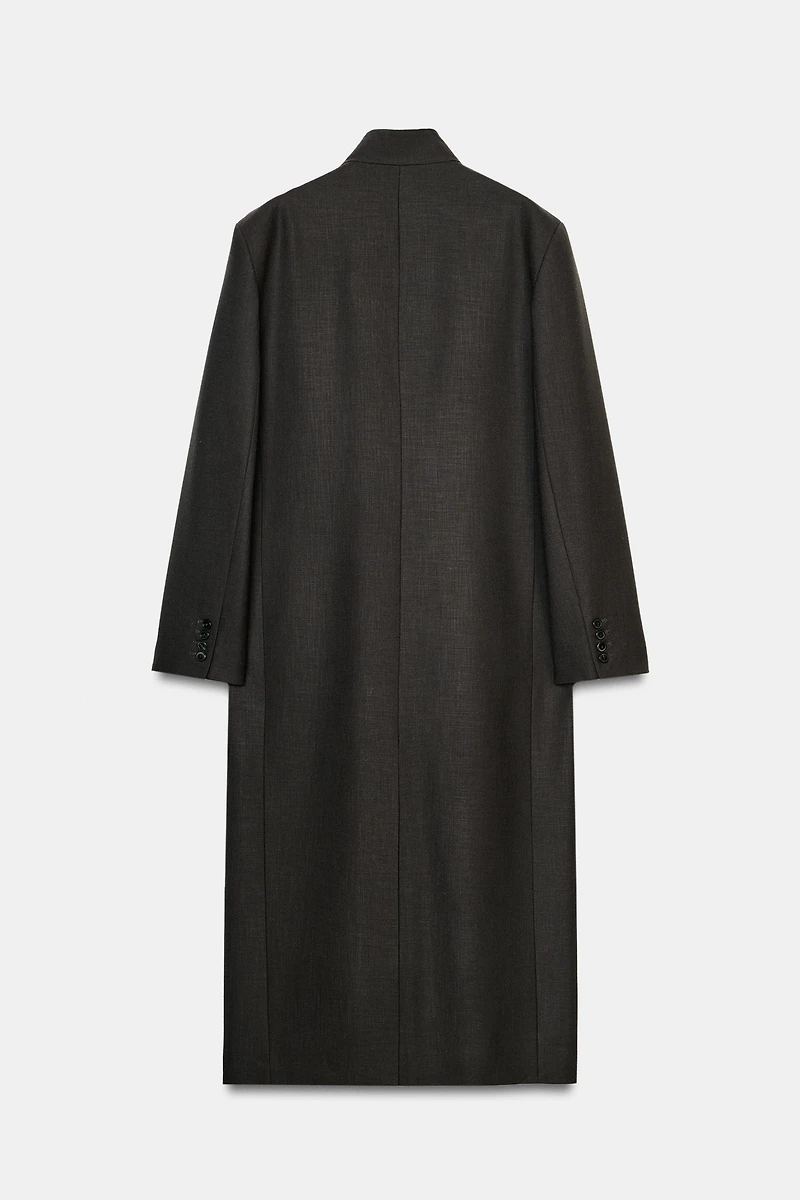 MANTEAU VESTE LONGUE AVEC LAINE ZW COLLECTION ÉDITION LIMITÉE