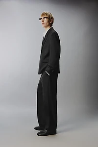 100% WOOL SUIT PANTS