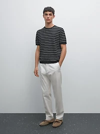 Cotton blend semi joggers