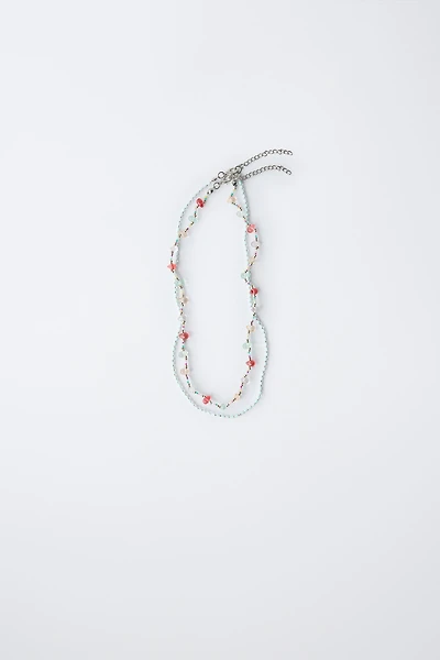TWO-PACK OF BEADED NECKLACES