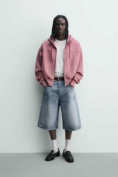 BAGGY FIT DENIM SHORTS
